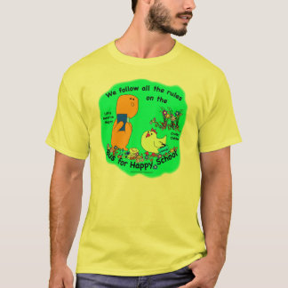 Camiseta El autobús para la escuela feliz
