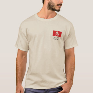 Camiseta ¡el avery-red_flag, libre vivo, pesca