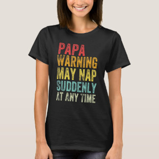 Camiseta El Aviso De Papá Puede Napear Repentinamente En Cu