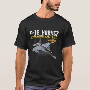 Camiseta El avispón F 18 en acción Aviación naval en su est