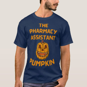 Camiseta El ayudante de farmacia, calabaza, divertida sala