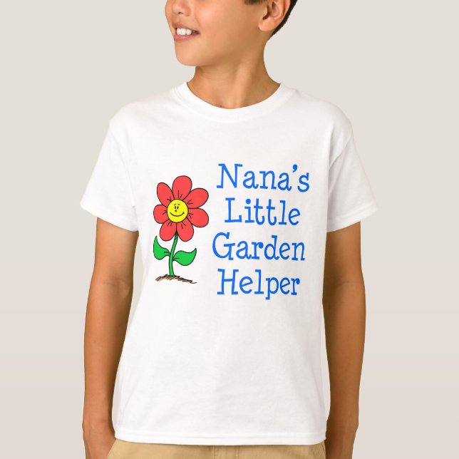 Camiseta El ayudante del jardín de Nana (Anverso)