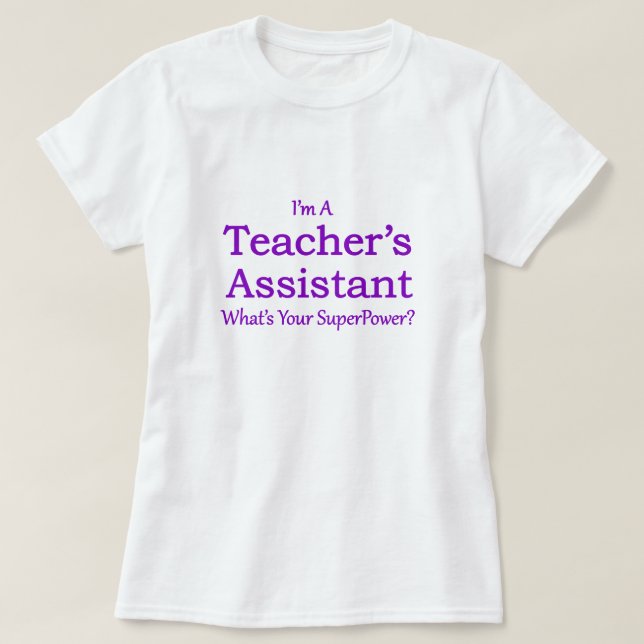 Camiseta El ayudante del profesor (Diseño del anverso)