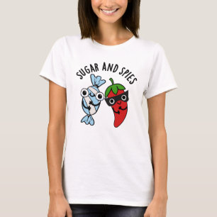 Camiseta El Azúcar Y Los Espías Son Divertidos Alimentos