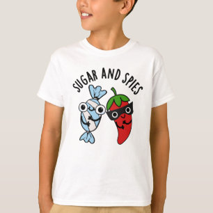Camiseta El Azúcar Y Los Espías Son Divertidos Alimentos