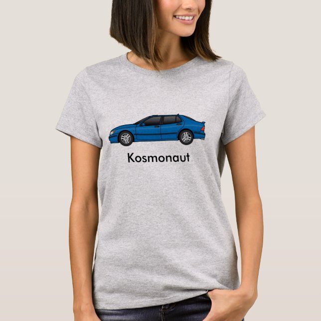 Camiseta el azul cósmico de los kosmonaut 2002 (Anverso)