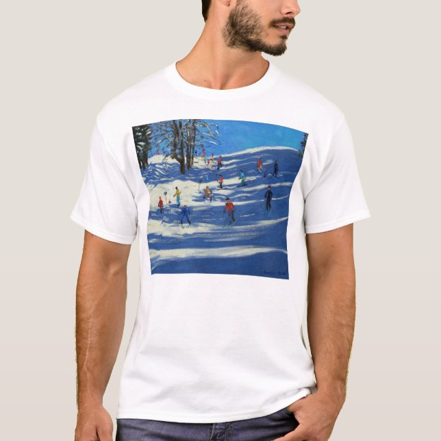 Camiseta El azul sombrea Morzine (Anverso)