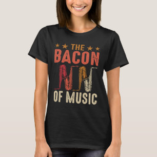 Camiseta El Bacon de la música Saxofón Jugador 9