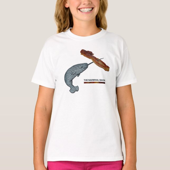 CAMISETA EL BACON DE NARWHAL (Anverso)