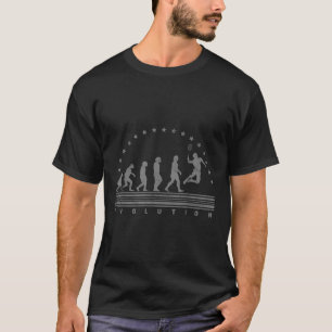 Camiseta El Bádminton Evolutions Retro Shuttle Hombres Bádm