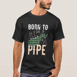 Camiseta El Bagpiper nace en la pipa