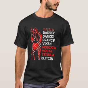 Camiseta El bailarín de Dasher Prancer Vixen Moscow Vodka T