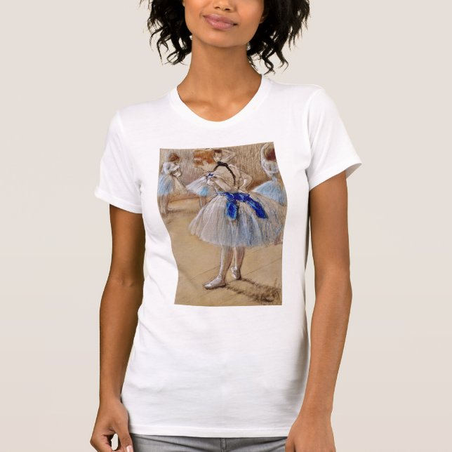 Camiseta El bailarín de Dega con cinta azul (Anverso)