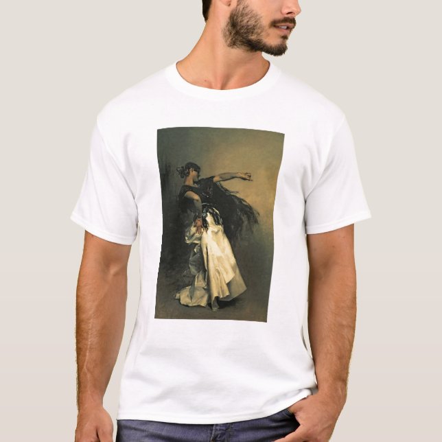 Camiseta El bailarín español, estudio para el "EL Jaleo", (Anverso)