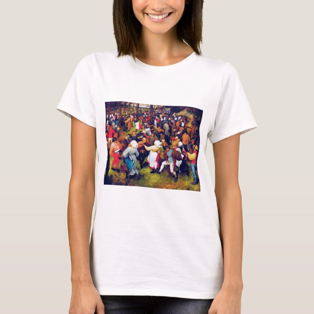 Camiseta El baile Boda, Pieter Bruegel (Anverso)