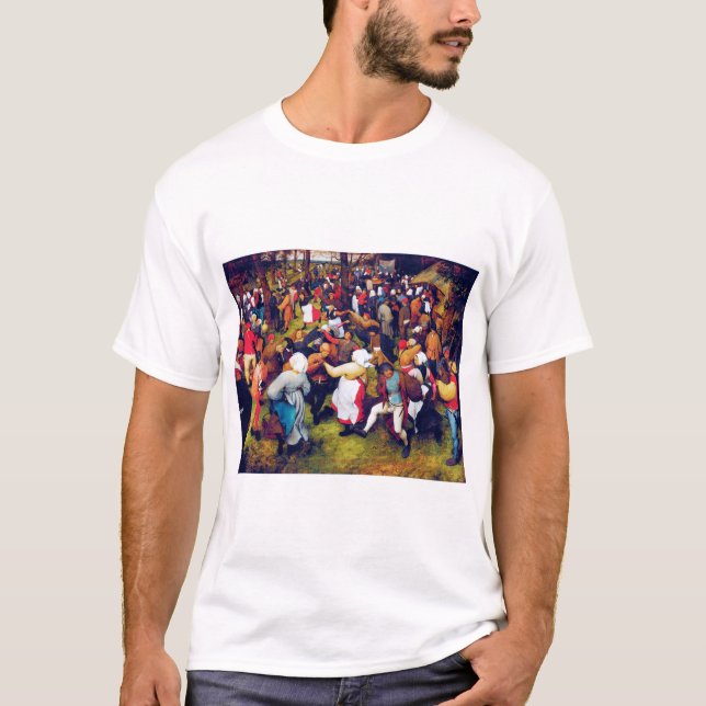 Camiseta El baile Boda, Pieter Bruegel (Anverso)