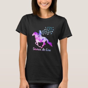 Camiseta El baile de caballos como uno para Chicas y mujere
