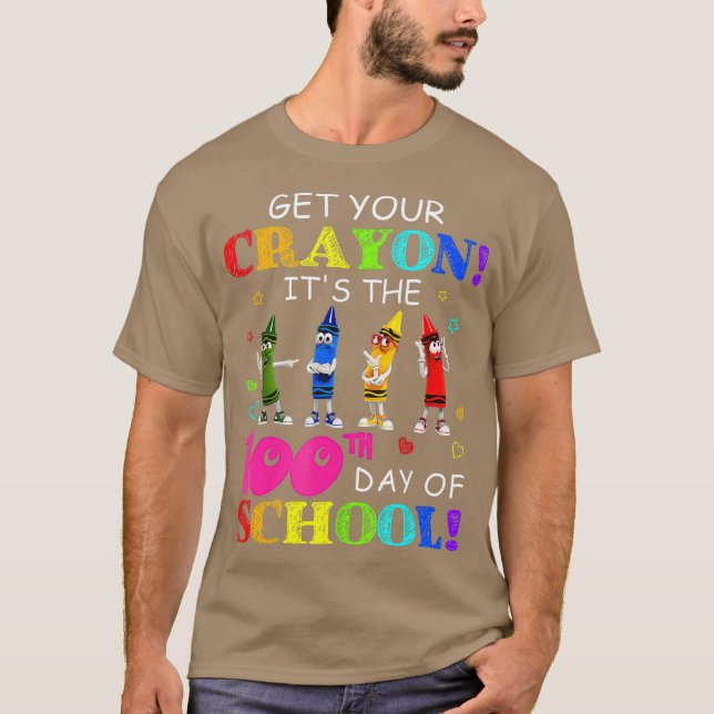 Camiseta El Baile De Los Crayones Consigue Tu Crayón Es El  (Anverso)