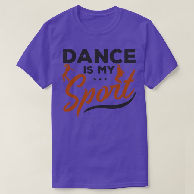 Camiseta el baile es mi deporte, regalo, baila 1 (Diseño del anverso)