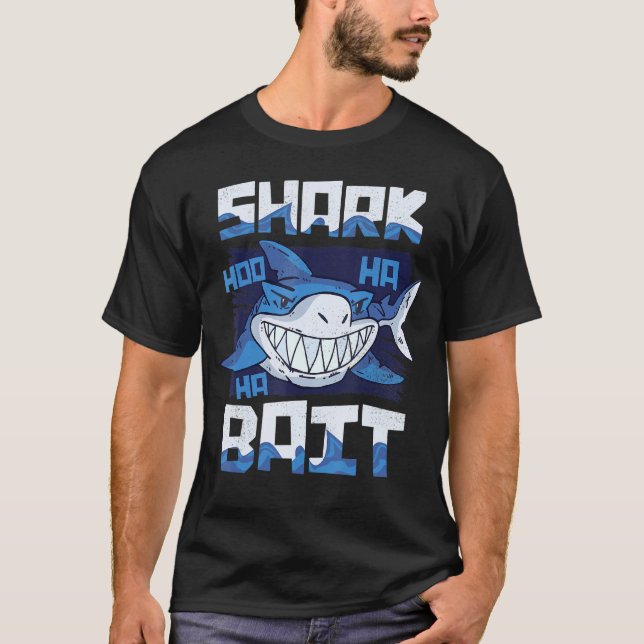 Camiseta El Bait Hoo De Tiburón Ha Shark De Semana (Anverso)