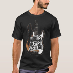 Camiseta El Bajista y Guitarrista Bajo Más o Menos del Mund