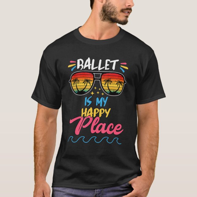 Camiseta El ballet es mi gráfico feliz (Anverso)