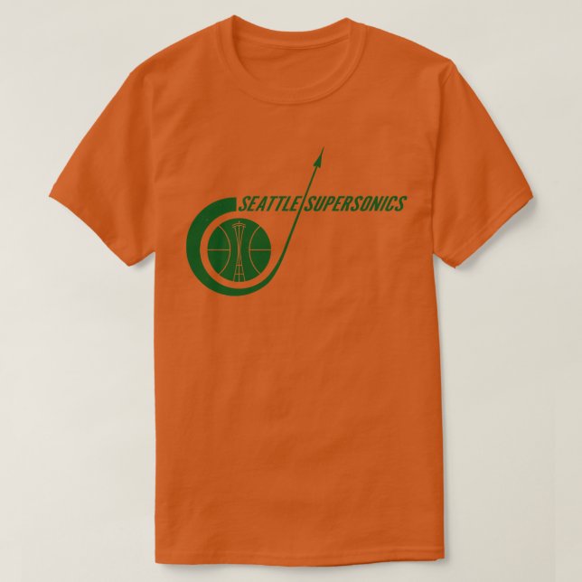 Camiseta El baloncesto de Seattle (Diseño del anverso)
