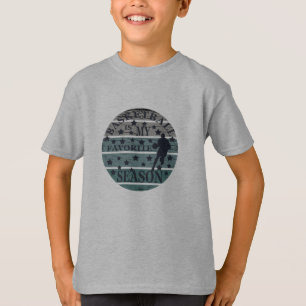 Camiseta el baloncesto es mi estación favorita, el atardece