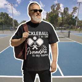 Camiseta El baloncesto es mi juego el abuelo es mi nombre n