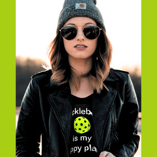 Camiseta El baloncesto es mi lugar feliz