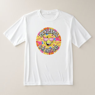 Camiseta El baloncesto es mi lugar feliz - Gráfico colorido