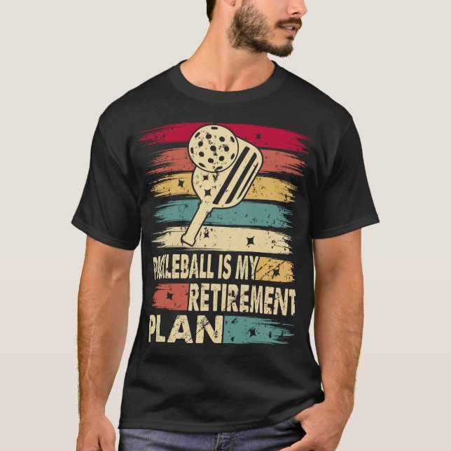 Camiseta El baloncesto es mi plan de retiro (Anverso)