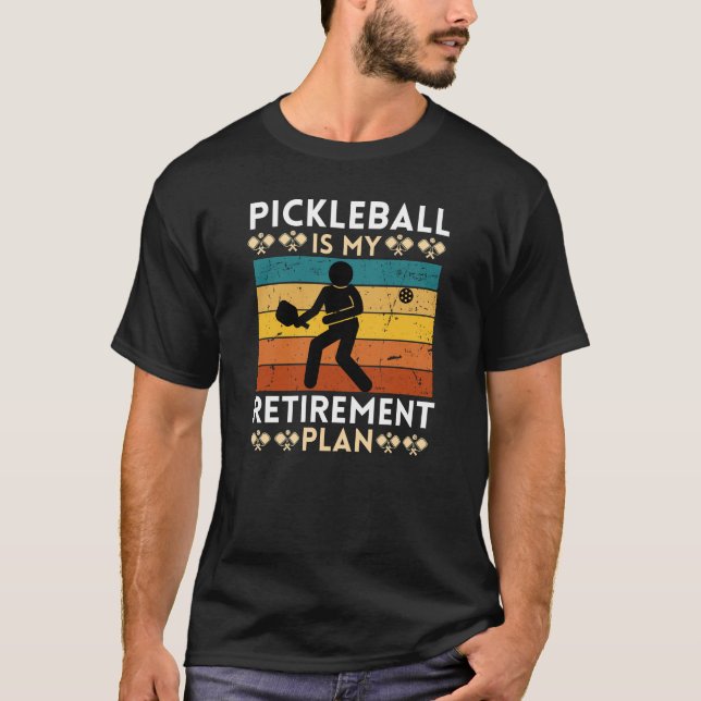 Camiseta El baloncesto es mi plan de retiro (Anverso)