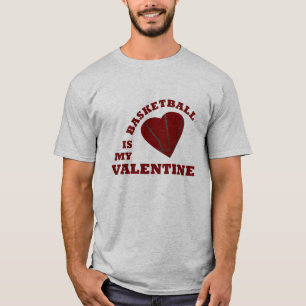 Camiseta El baloncesto es mi San Valentín