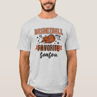 Camiseta El baloncesto es mi temporada favorita