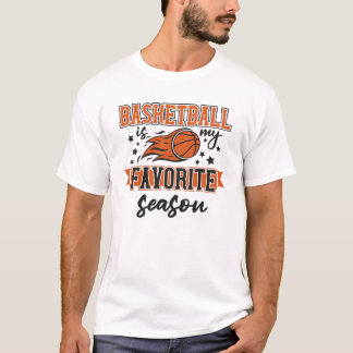 Camiseta El baloncesto es mi temporada favorita