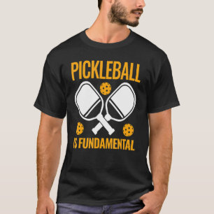 Camiseta El baloncesto es un deporte fundamental de palas P