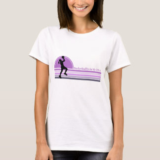 Camiseta El baloncesto está en My DNA Retro Sunset