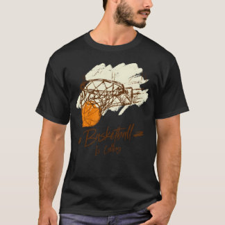 Camiseta El Baloncesto Está Llamando Y Debo Ir