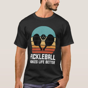 Camiseta El baloncesto hace que la vida sea mejor retro cos