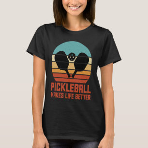 Camiseta El baloncesto hace que la vida sea mejor retro cos