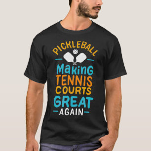 Camiseta El baloncesto hace que las pistas de tenis vuelvan