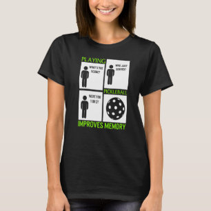 Camiseta El baloncesto mejora la memoria de las palas rosad