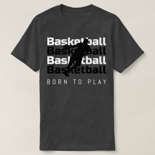 Camiseta El baloncesto nace para jugar (Diseño del anverso)