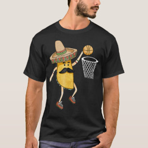 Camiseta El baloncesto taco Slam Dunk Sports Funny Cinco De
