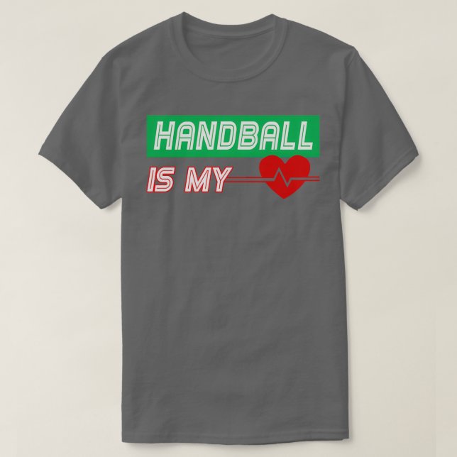 Camiseta El balonmano es mi Navidad de cumpleaños gracioso (Diseño del anverso)