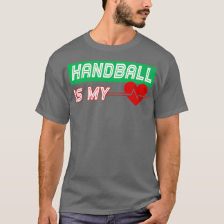 Camiseta El balonmano es mi Navidad de cumpleaños gracioso
