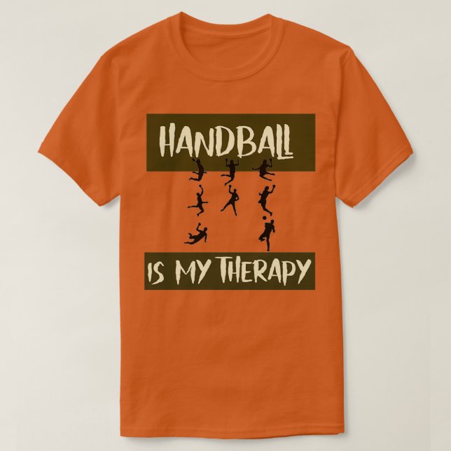 Camiseta el balonmano es mi terapia 2 (Diseño del anverso)
