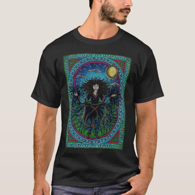 Camiseta el bangshee01 azul sagrado (Anverso)