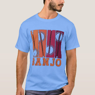 Camiseta El Banjo Acústico Instrumento Musical Ama La Músic